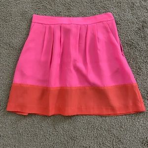 J. Crew color block skirt
